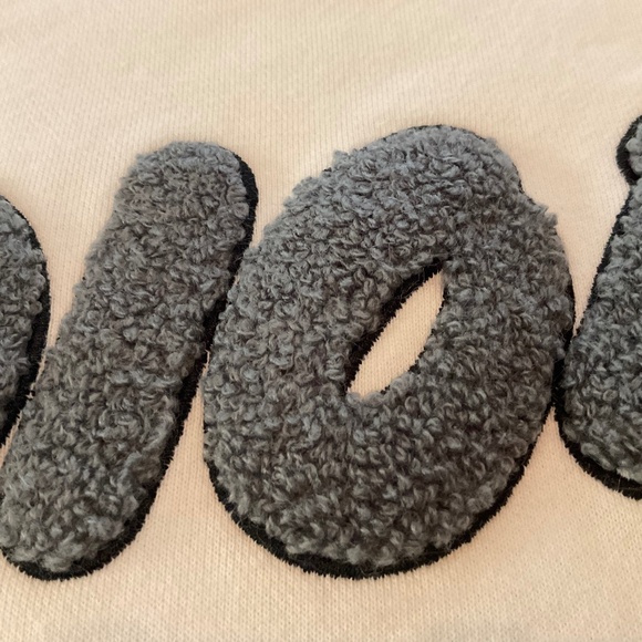 Dior Sweatshirt Womens XXL Kaws Collaboration White Bumble Bee Logo - Picture 8 of 11